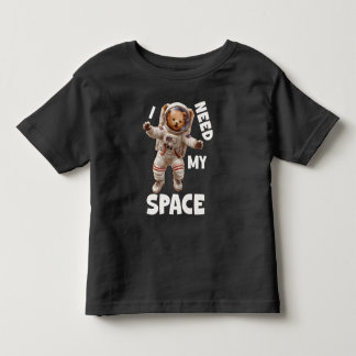 Ich brauche meinen Raum, süßer Teddybär Kleinkind T-shirt