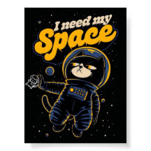 Ich brauche meinen Weltraum-Katzen-Astronautenpost