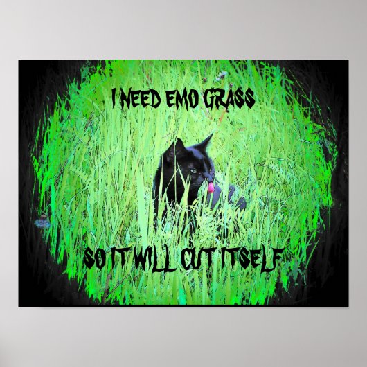 Ich brauche Meto-Gras Poster (Vorne)
