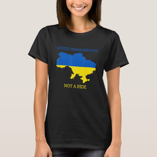 Ich brauche Munition nicht auf einer Fahrt 4 T-Shirt (Vorderseite)