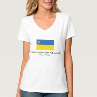 Ich brauche Munition, nicht reiten T-Shirt