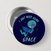 Ich brauche nur eine Alien mit Laptop. Button (Vorne & Hinten)