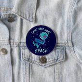 Ich brauche nur eine Alien mit Laptop. Button (Beispiel)