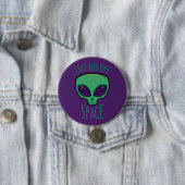 Ich brauche nur eine Alien über den Weltraum Button (Beispiel)
