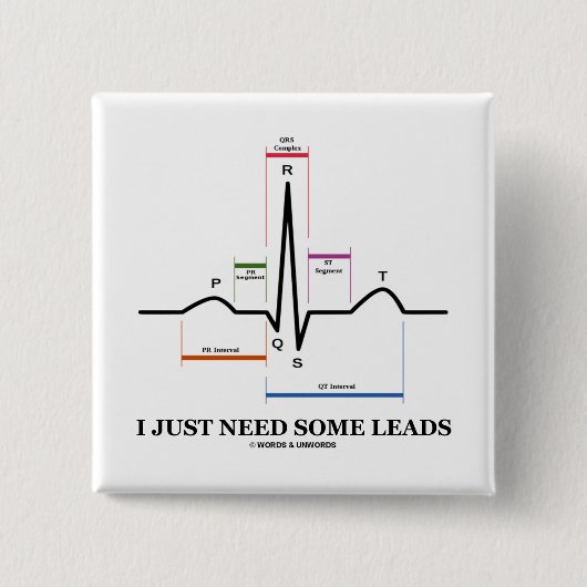 Ich brauche nur einige Leads (EKG/EKG Heartbeat). Button (Vorderseite)