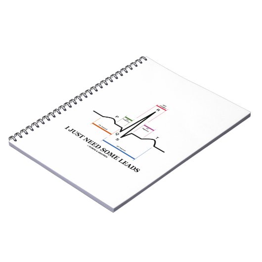 Ich brauche nur einige Leads (EKG/EKG Heartbeat). Notizblock (Linke Seite)