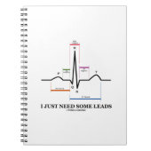 Ich brauche nur einige Leads (EKG/EKG Heartbeat). Notizblock (Vorderseite)