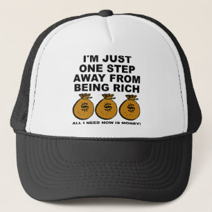 Ich brauche nur Geld Funny Ball Cap Trucker Hat Truckerkappe