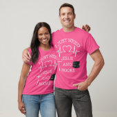 Ich brauche nur Jesus und Bücher T-Shirt (Unisex)