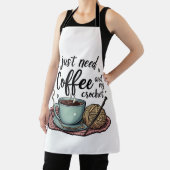 Ich brauche nur Kaffee und Crochet Schürze (InSitu)