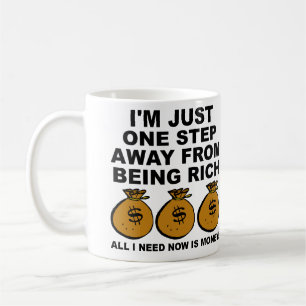 Ich brauche nur lustigen Geldbecher oder Reisebech Kaffeetasse