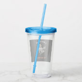 Ich brauche nur meinen eigenen Platz Acryltrinkbecher (Rückseite)