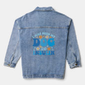 Ich brauche nur meinen Hund und mein Insulin Jeansjacke (Rückseite)