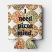 Ich brauche Pizza-Geist. Dosenkühler (Rückseite)