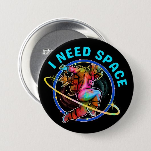 ICH BRAUCHE RAUM BUTTON (Vorne & Hinten)