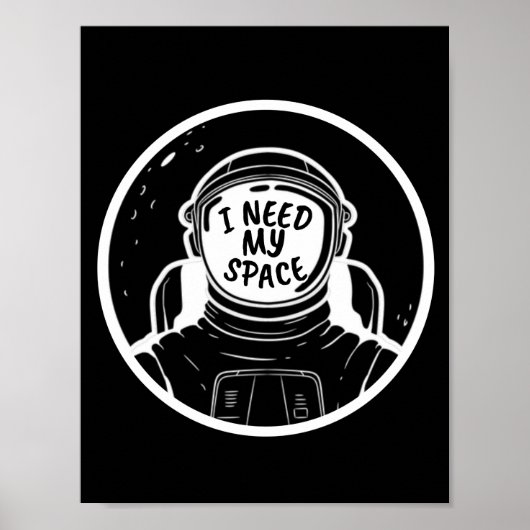 ICH BRAUCHE RAUM POSTER (Vorne)