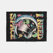 Ich brauche Raumastronomie-Alien Retro Fleecedecke (Vorderseite (Horizontal))