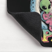 Ich brauche Raumastronomie-Alien Retro Mousepad (Ecke)