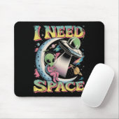 Ich brauche Raumastronomie-Alien Retro Mousepad (Mit Mouse)