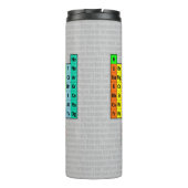 Ich brauche regelmäßig ein Getränk: Periodische Ta Thermosbecher (Rückseite)
