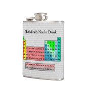 Ich brauche regelmäßig einen Drink; Periodische Ta Flachmann (Links)
