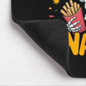 Ich brauche Snacks Spaß Halloween Skeleton Meme Fa Mousepad (Ecke)