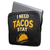 Ich brauche Tacos sofort Laptopschutzhülle (Vorderseite Links)