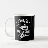 Ich brauche Vitamin Meer Kaffeetasse (Links)