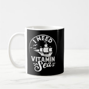 Ich brauche Vitamin Meer Kaffeetasse