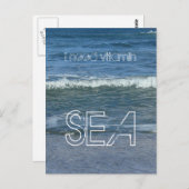 Ich brauche Vitamin SEA Postkarte (Vorne/Hinten)