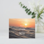 Ich brauche Vitamin SEA Postkarte (Stehend Vorderseite)