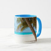Ich brauche Vitamin Sea Tropical Beach Palm Tree Tasse (VorderseiteRechts)