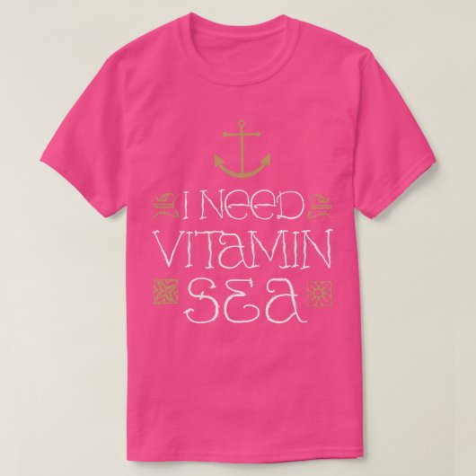 Ich brauche Vitamin Sea von Tobe Fonseca T-Shirt (Design vorne)
