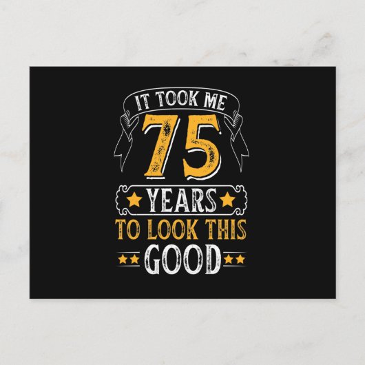 Ich brauchte 75 Jahre, um dieses gute Design zu se Postkarte (Vorderseite)