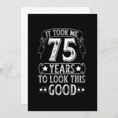 Ich brauchte 75 Jahre, um so gut auszusehen Save The Date (Vorne/Hinten)