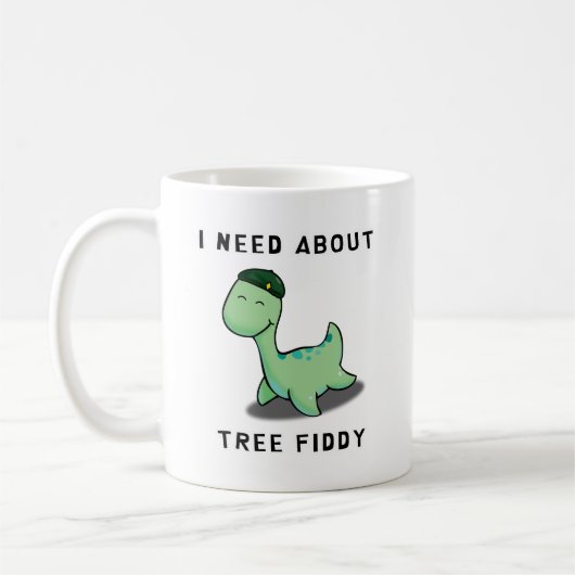 ICH BRAUCHTE ÜBER BAUFIDY - NIEDRIGER MONSTER KAFFEETASSE (Links)