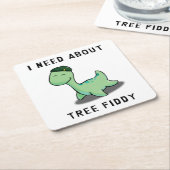 ICH BRAUCHTE ÜBER BAUFIDY - NIEDRIGER MONSTER RECHTECKIGER PAPPUNTERSETZER (angewinkelt)