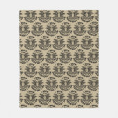 Ich braue also bin ich fleecedecke (Vorderseite)