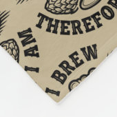 Ich braue also bin ich fleecedecke (Ecke)