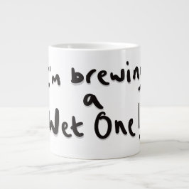 Ich braue eine nasse Jumbo-Tasse