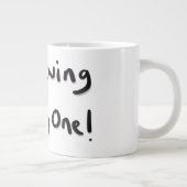 Ich braue eine starke Jumbo-Tasse (Rechts)