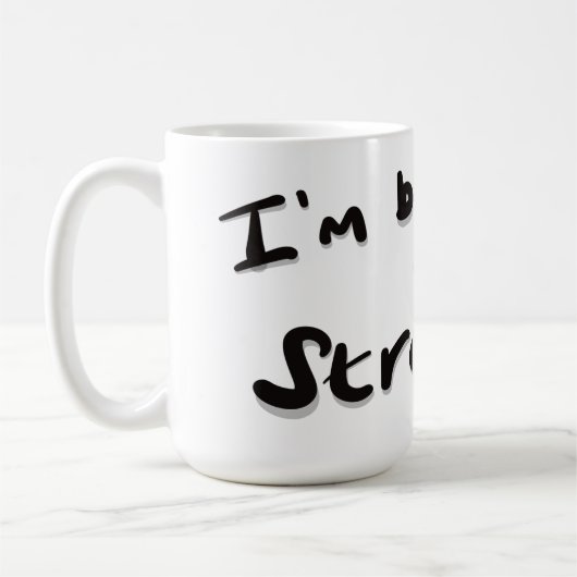 Ich braue eine starke kaffeetasse (Links)