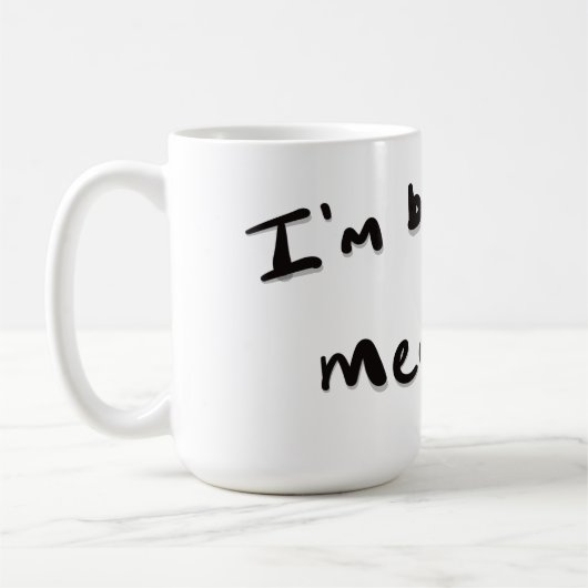 Ich braue gerade eine Fleischerei Kaffeetasse (Links)