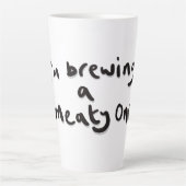 Ich braue gerade eine Fleischerei Milchtasse (Vorderseite)