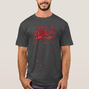 Ich breche auseinander Retro-Computer-Schriftart H T-Shirt