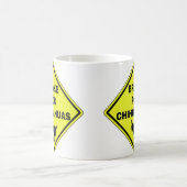 Ich bremse für Chihuahua Kaffeetasse (Mittel)