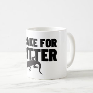 Ich bremse für Critter.w Kaffeetasse