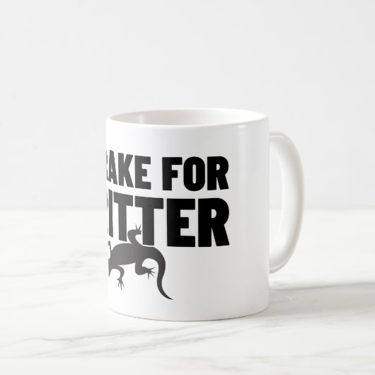 Ich bremse für Critter.w Kaffeetasse (VorderseiteRechts)