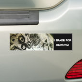 Ich bremse für Dämonen! Autoaufkleber (Auf Auto)