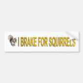 Ich bremse für Eichhörnchen Autoaufkleber (Vorne)